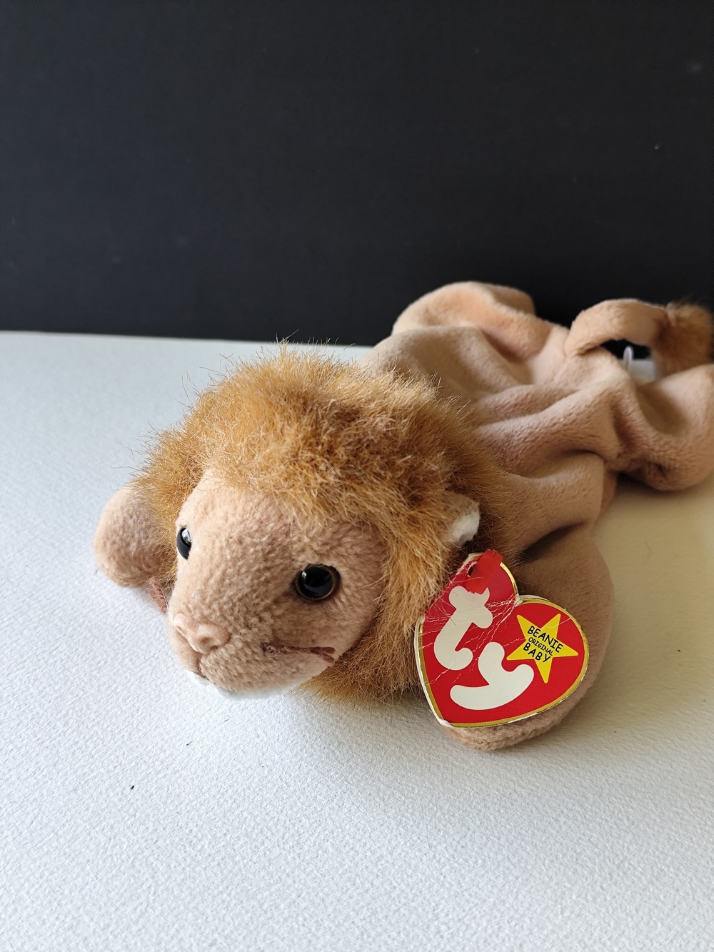 4/$50⭐️Ty Beanie Baby 1996 Retired Roary the Lion Plush